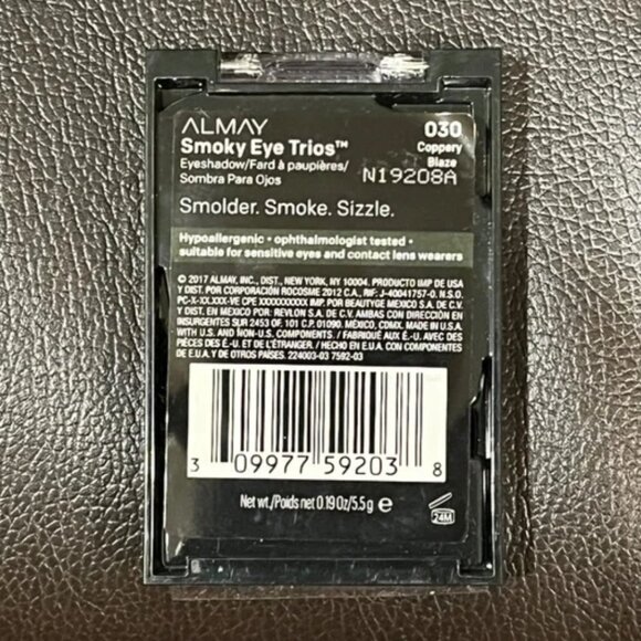 NEW Almay Smoky Eye Trio Eye Shadow #30 COPPERY BLAZE - Picture 6 of 6